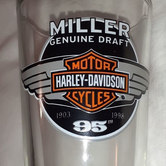 Harley-Davidson 1998 95th Anniversary Pint Glass‎ - Picture 2 of 4